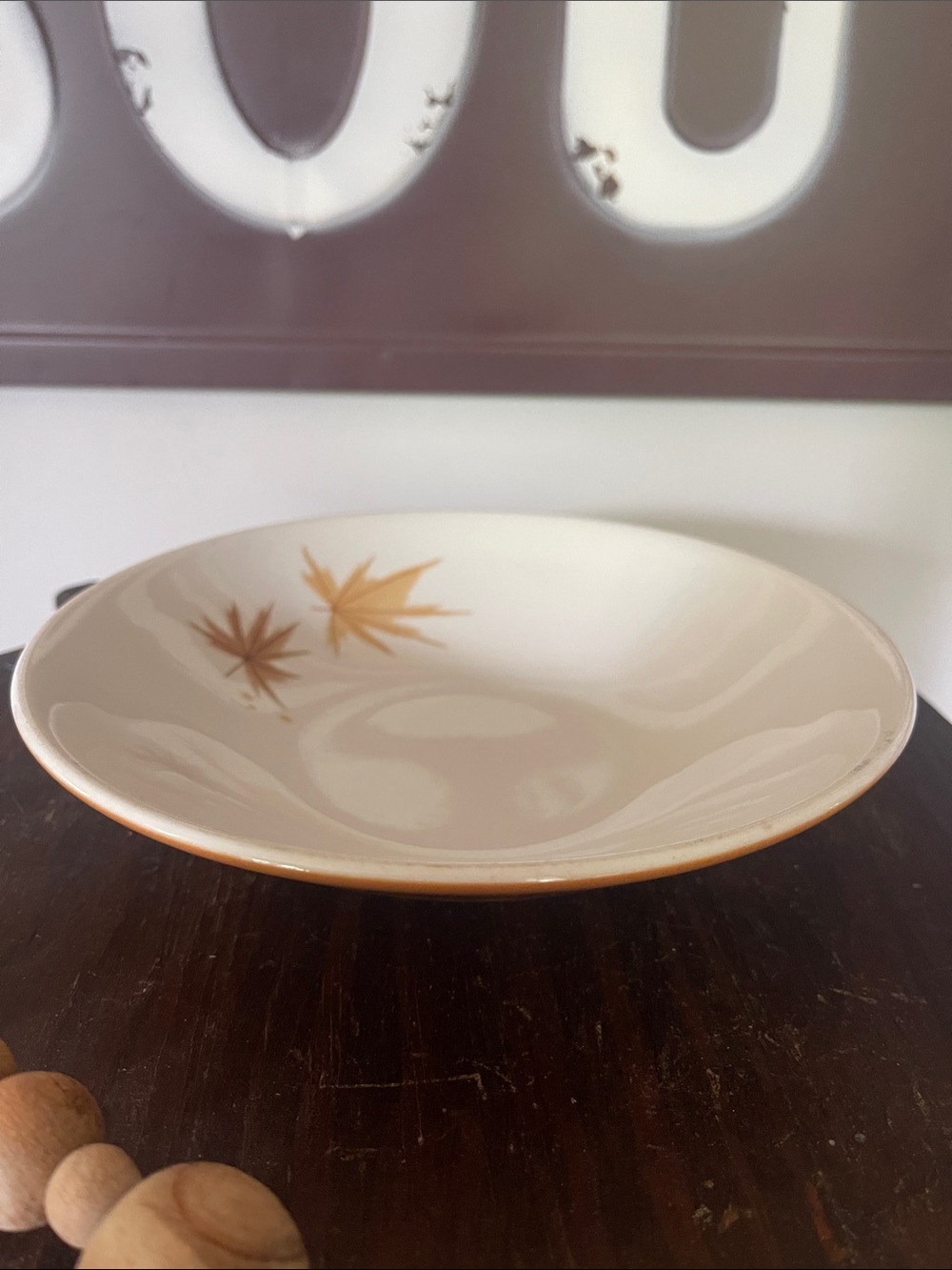 Iroquois china Ben Seibel Harvest Time Fall Leaf soup cereal Bowl MCM Made n USA